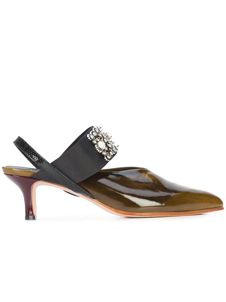 Rachel Comey Beaded Wext Heel - Green