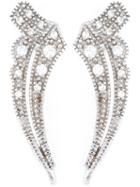 V Jewellery 'deco Apollo' Earrings, Women's, Metallic
