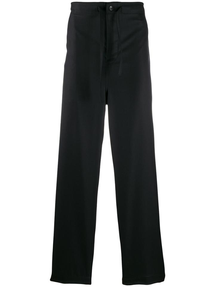 Comme Des Garçons Homme Plus High Waisted Trousers - Black
