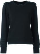 Neil Barrett Stretch Lateral Zip Sweatshirt