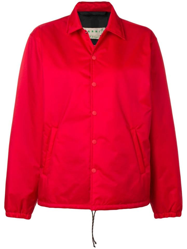 Marni Padded Coach Jacket - Red
