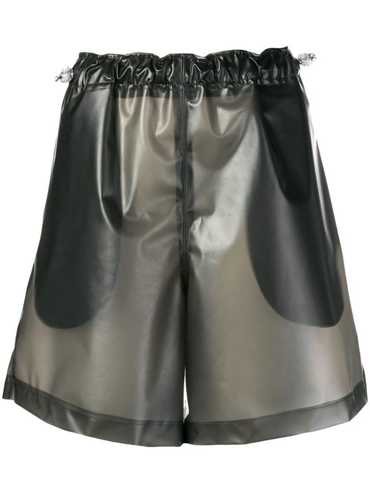 Misbhv Translucent Shorts - Black