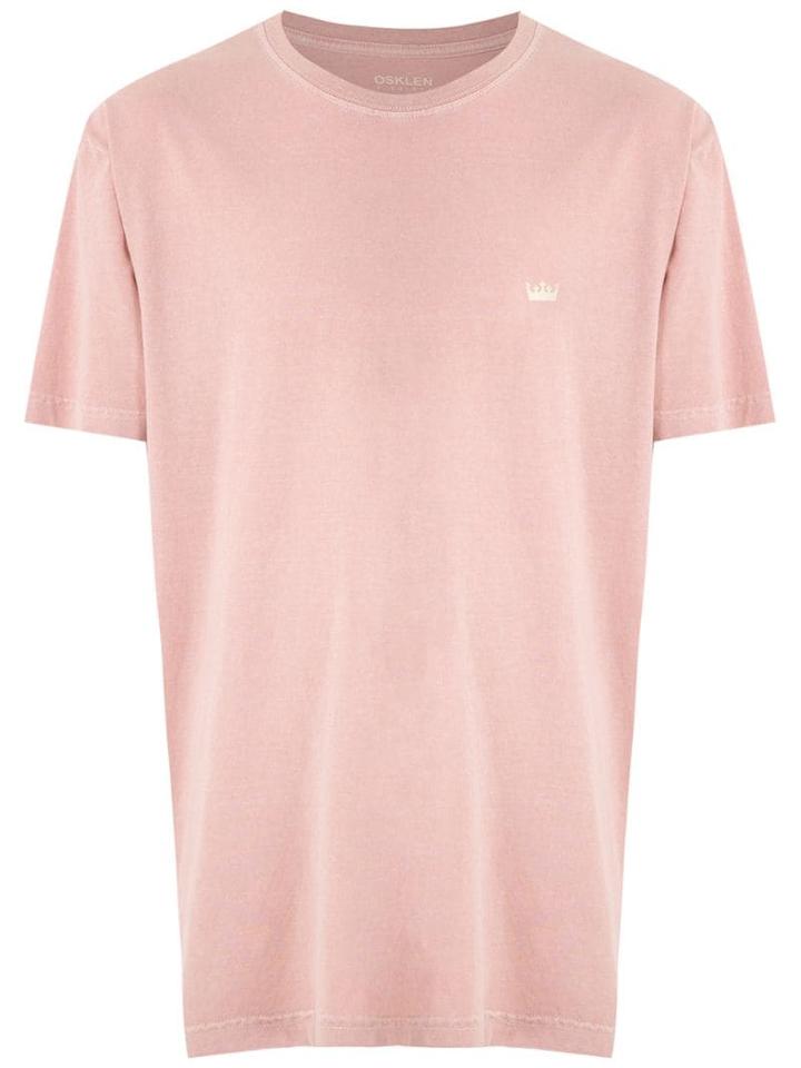 Osklen T-shirt Stone Coroa Classic - Pink