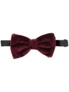 Dolce & Gabbana Velvet Bow Tie - Red