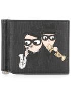 Dolce & Gabbana Musical Designer's Patch Cardholder - Black