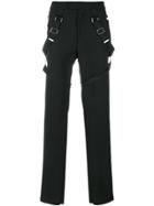 Les Hommes Straped Trousers - Black