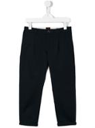 Gucci Kids Classic Chino Trousers, Toddler Boy's, Size: 4 Yrs, Blue