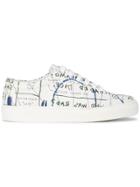 Jean-michel Basquiat X Browns Rome Pays Off Text Print Low Top