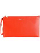 Furla Zip Clutch, Women's, Red