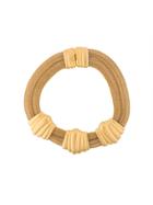 Monet Vintage 1980s Vintage Monet Statement Collar Necklace - Metallic