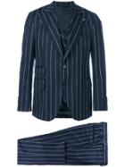 Gabriele Pasini Pinstripe Two-piece Suit - Blue