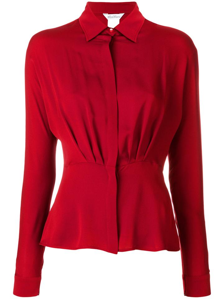 Max Mara Gathered Blouse