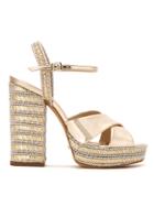 Schutz Schutz S2032600270001u Platina Leather/fur/exotic