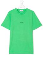 Stone Island Junior Teen Logo Print T-shirt - Green