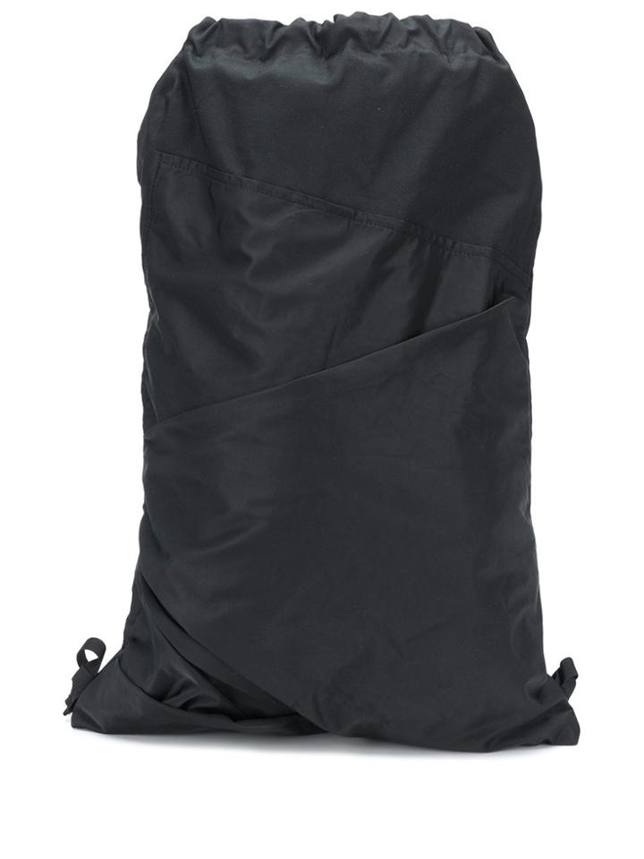 Alchemy Stitched Panel Backpack - Black