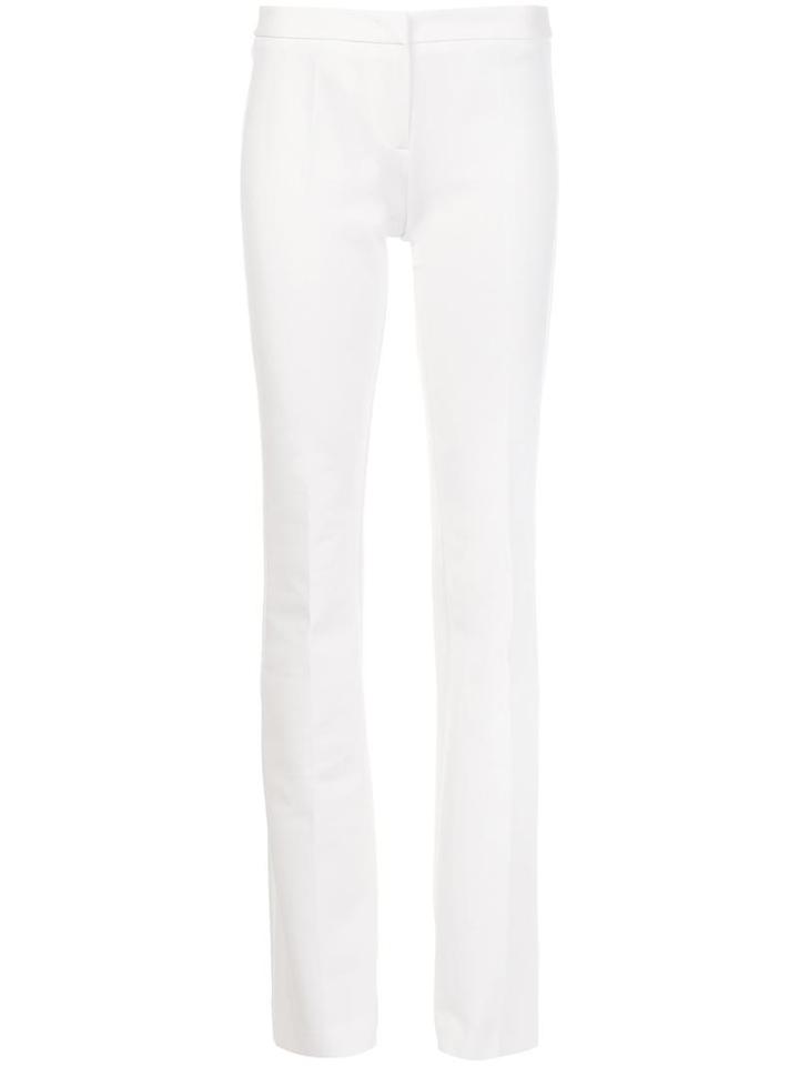 Derek Lam Flared Trousers, Women's, Size: 36, White, Viscose