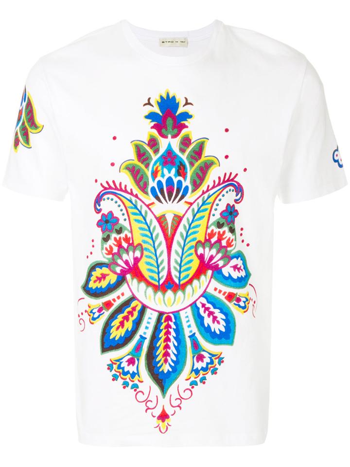 Etro Floral Paisley T-shirt - White