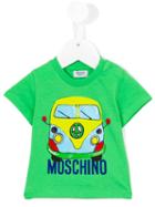 Moschino Kids Taxi Print T-shirt, Infant Boy's, Size: 6-9 Mth, Green