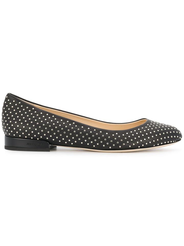 Jimmy Choo Jessie Ballerinas - Black
