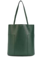 Tory Burch - Structured Tote Bag - Women - Leather - One Size, Green, Leather