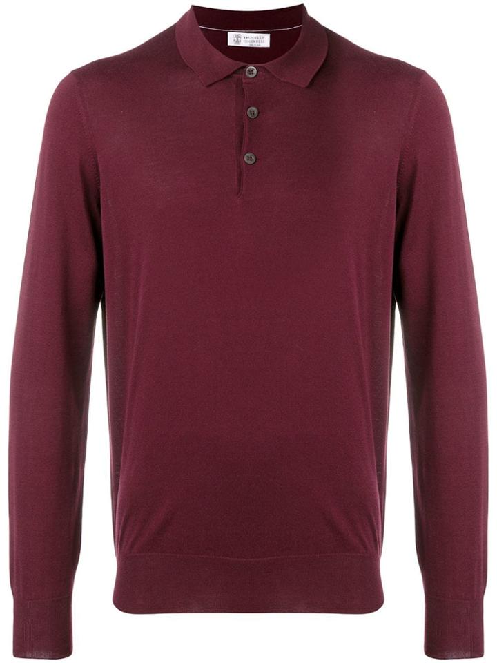 Brunello Cucinelli Classic Polo Shirt - Red
