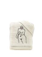 Bernhard Willhelm Ribbed Crossbody Bag - White