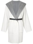Jean Paul Knott Oversized Patch Pocket Coat - Grey