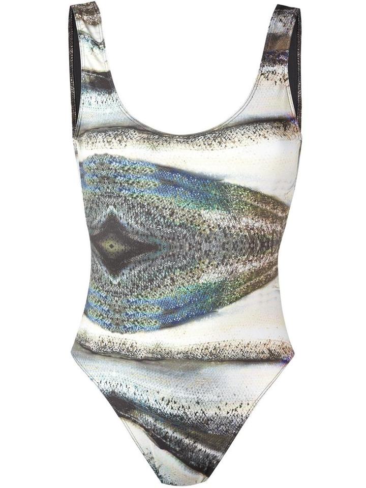 Mona 'maillot' One-piece Swimsuit, Women's, Size: Large, Green, Polyester/spandex/elastane