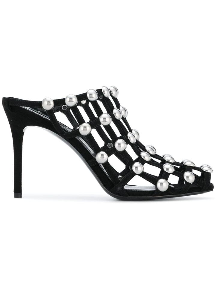 Alexander Wang Sadie High Heel Mules - Black