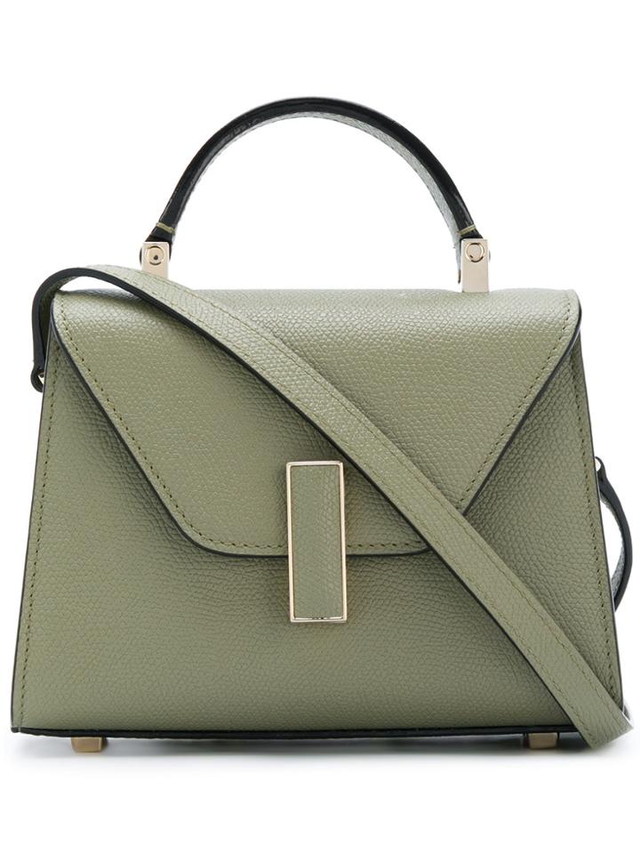 Valextra Top Handle Satchel - Green