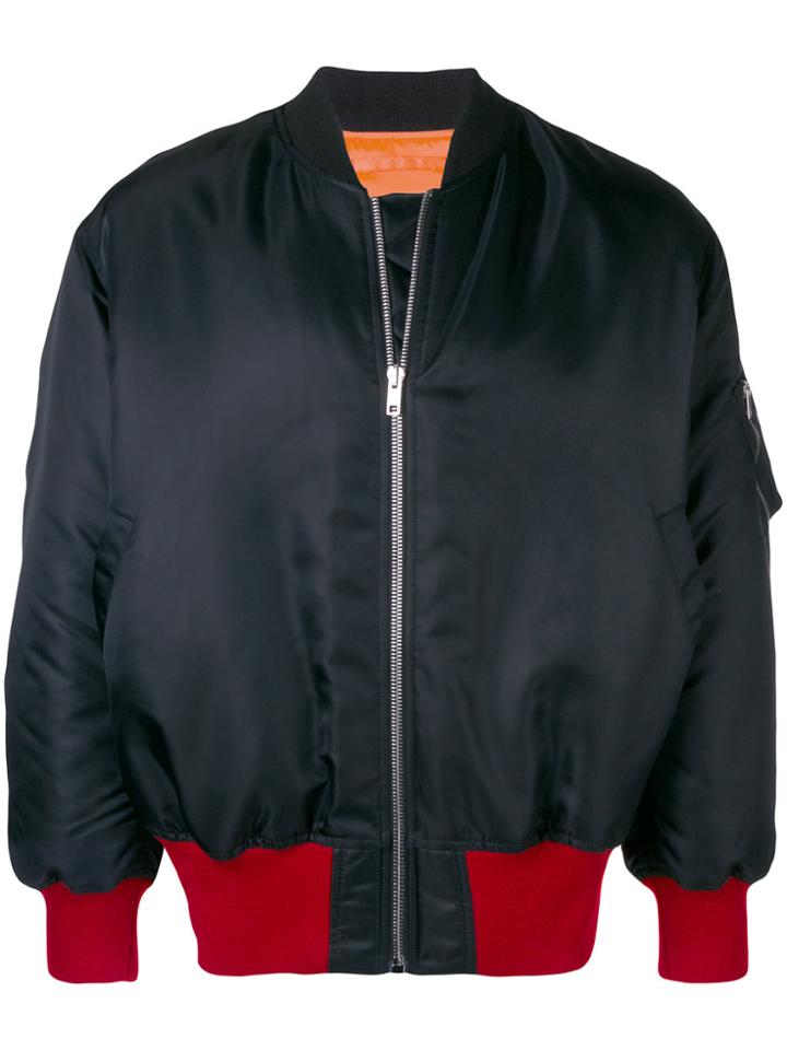 Calvin Klein 205w39nyc Full-zipped Bomber Jacket - Black
