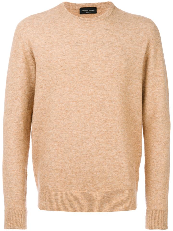 Roberto Collina Crew Neck Sweater - Brown