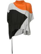 Taylor Panelled Measure Top - Yellow & Orange