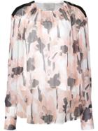 Jason Wu Floral Long-sleeve Blouse - Pink