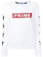 Guild Prime Logo Print Sweatshirt, Women's, Size: 34, White, Cotton