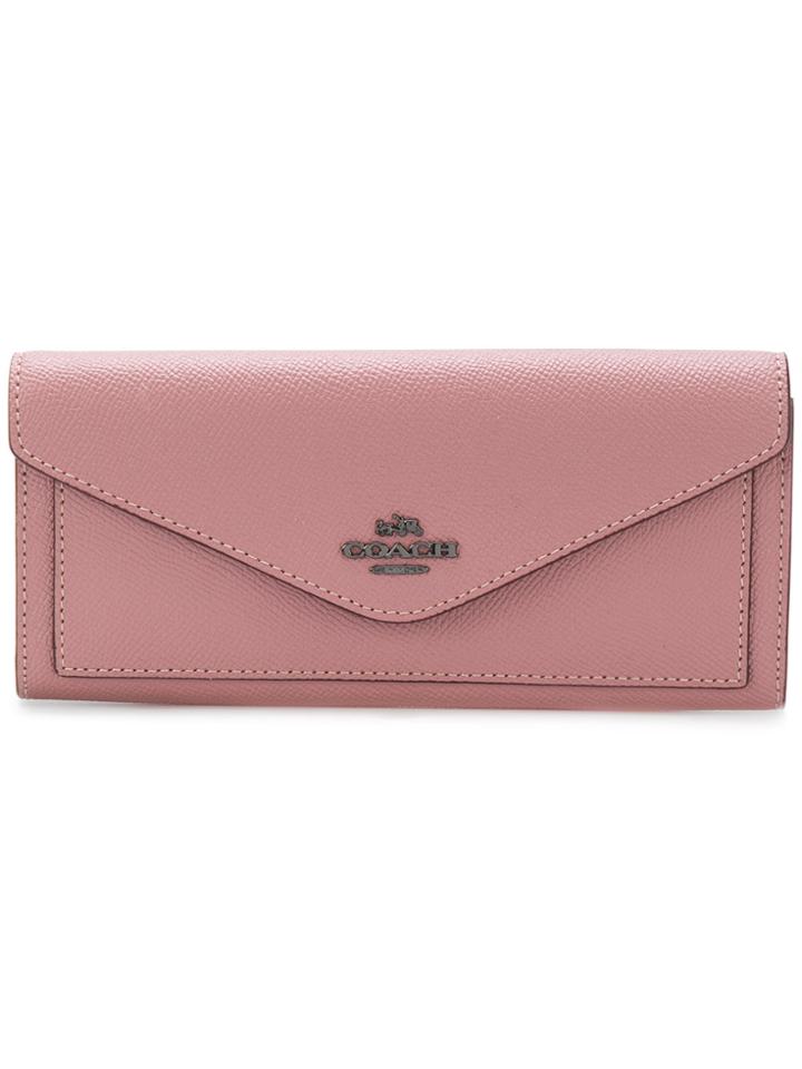 Coach Soft Wallet - Pink & Purple