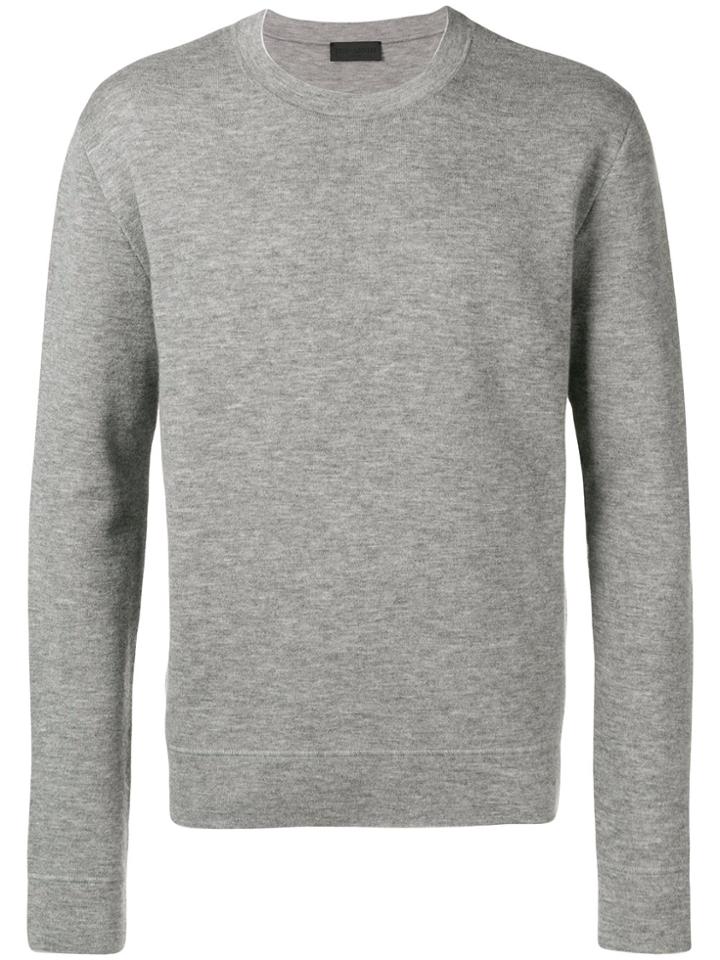 Iris Von Arnim Crew Neck Sweater - Grey
