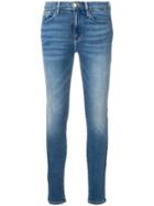 Frame Garland Low Rise Skinny Jeans - Blue
