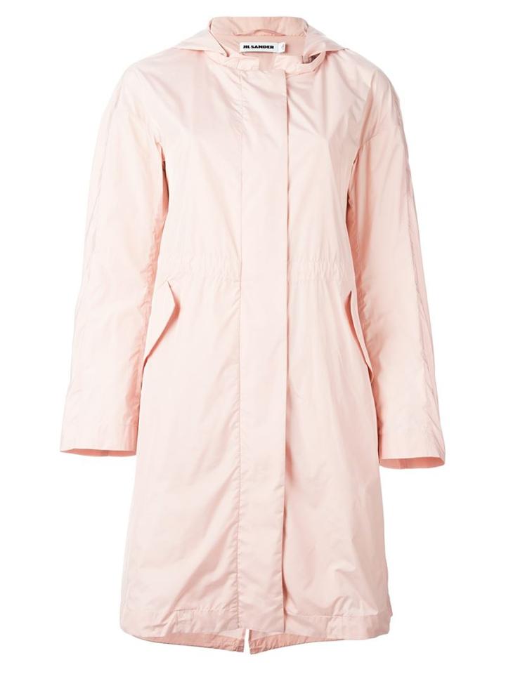 Jil Sander Hooded Single Breasted Coat