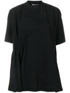 Y-3 Oversized Short-sleeve Top - Black