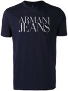 Armani Jeans Classic T-shirt, Men's, Size: Small, Blue, Cotton