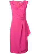Blumarine Side Drape Dress - Pink
