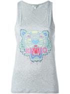 Kenzo 'tiger' Tank Top, Women's, Size: Medium, Grey, Cotton/modal