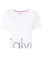 Calvin Klein Jeans - Logo Print T-shirt - Women - Cotton - S, White, Cotton
