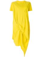 Rick Owens Drkshdw Asymmetric T-shirt Dress - Yellow & Orange