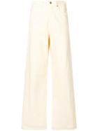 Goldsign Wide Leg Trousers - Yellow