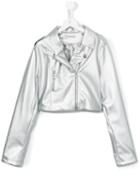 Loredana Biker Jacket, Girl's, Size: 14 Yrs, Grey
