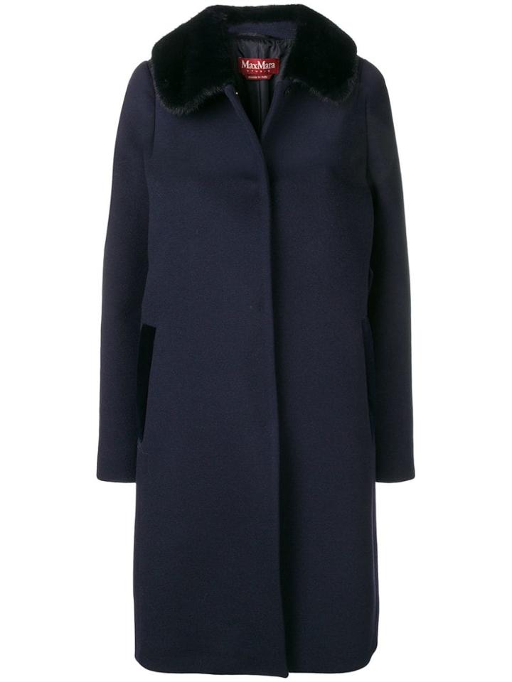 Max Mara Studio Etuania Coat - Blue