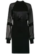 Tufi Duek Short Silk Dress - Black