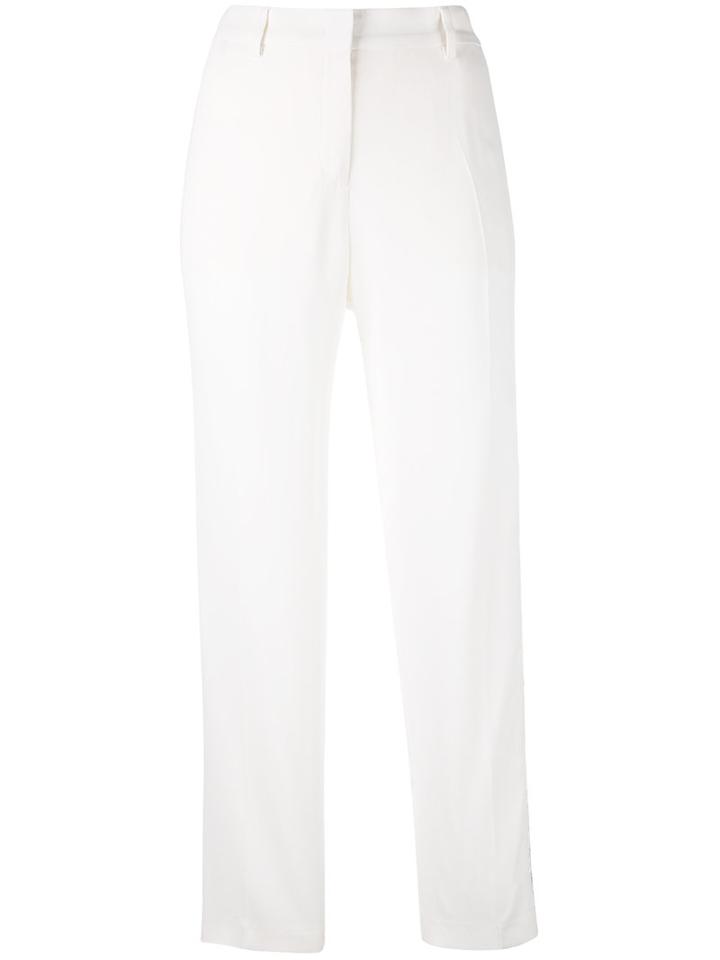 Iceberg - Slim-fit Trousers - Women - Polyester/spandex/elastane/viscose - 42, White, Polyester/spandex/elastane/viscose